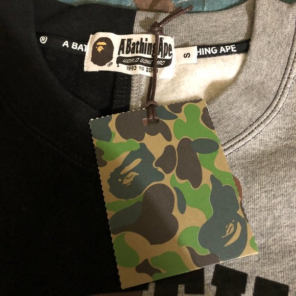 BAPE College Split Crewneck - Picture 5 of 12